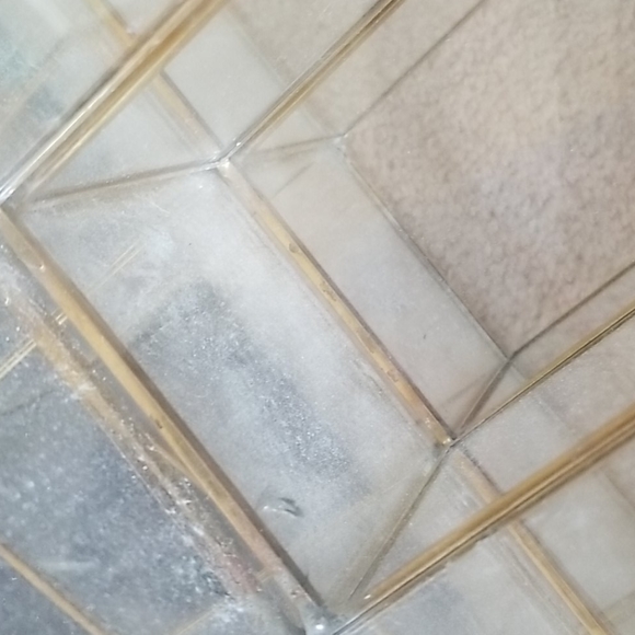 Glass, gold, mirrored organizer - Picture 4 of 5